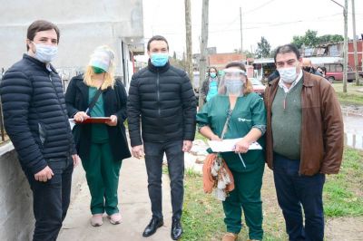 Watson y Kreplak supervisaron el operativo Casa por Casa
