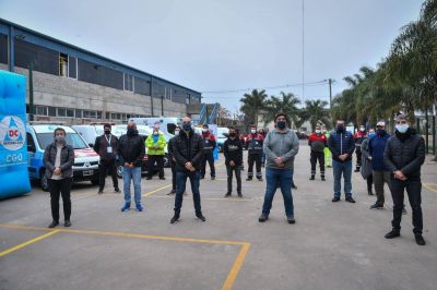 Comenz� a funcionar una base operativa municipal en el barrio Lambertuchi que brinda contenci�n social a los vecinos frente al COVID-19