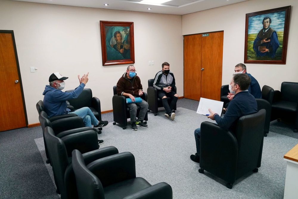 Fernando Gray mantuvo reuniones con comerciantes