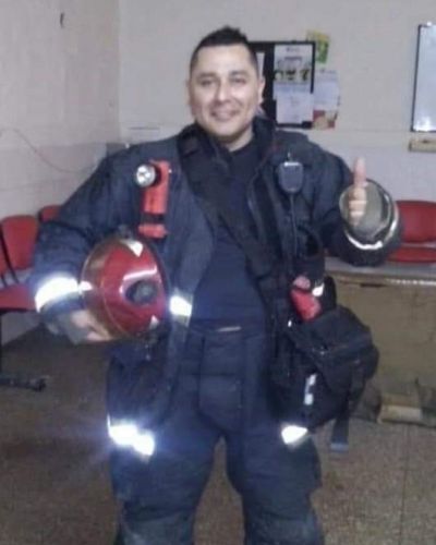 Maximiliano, el bombero berazateguense que muri� como h�roe