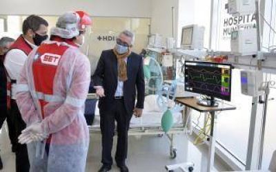 Tigre: Zamora present� diez nuevos respiradores para el Hospital Municipal de Benav�dez