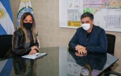 Galmarini tuvo un encuentro de trabajo con el Intendente Macri por obras de AySA en Vicente L�pez
