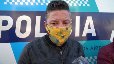 Gustavo Men�ndez inaugur� un nuevo puesto policial en San Antonio de Padua