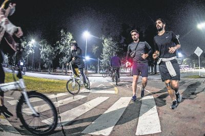 Una explosi�n de corredores en la ciudad