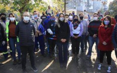 Tres de Febrero: Firmaron convenio entre el Municipio y Aysa para obras con foco en la reactivaci�n econ�mica
