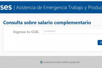 El gobierno comienza hoy a pagar el salario complementario a 1,6 millones de trabajadores