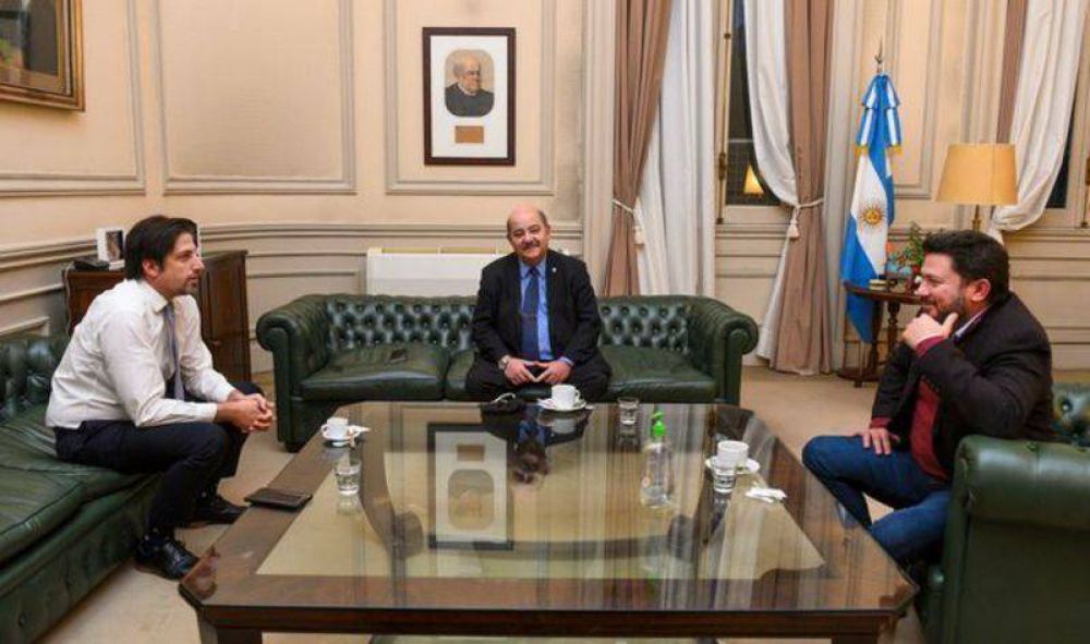 Fernando Tauber se reuni con el ministro de Educacin, Nicols Trotta