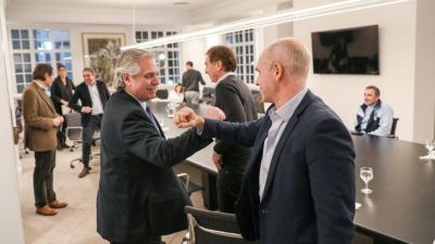Alberto analiza sacarle un punto de coparticipaci�n a Larreta cuando pase la pandemia