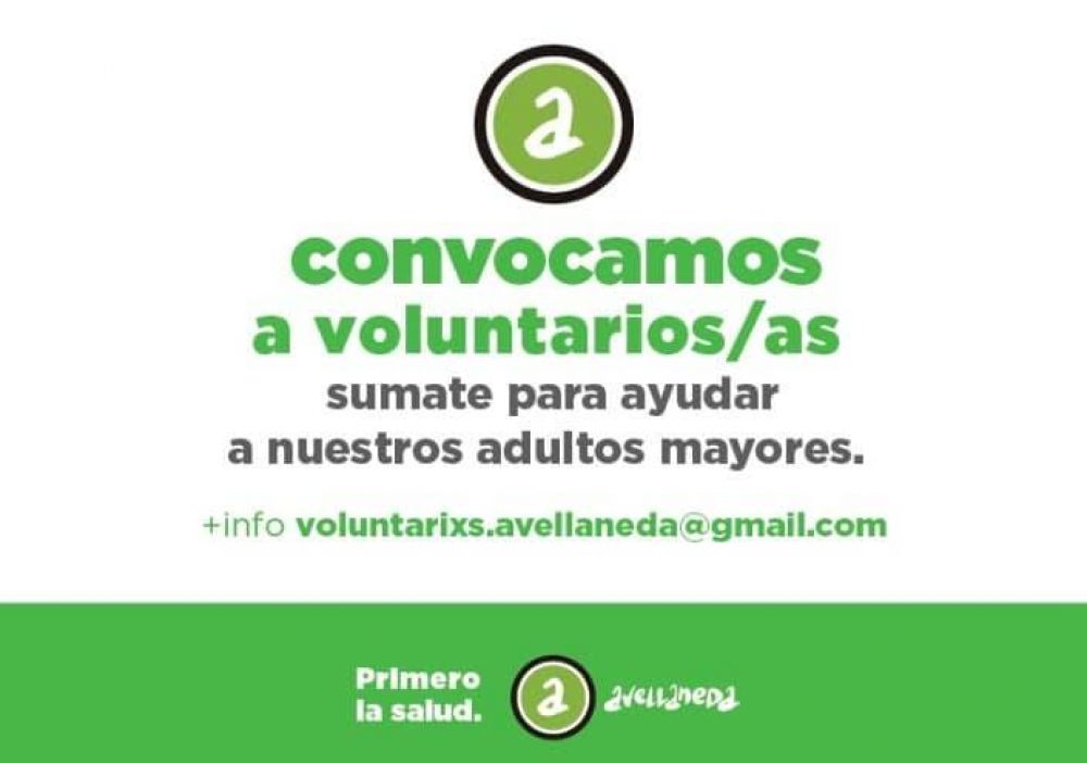 Suman voluntarios al programa de contencin para adultos mayores de Avellaneda