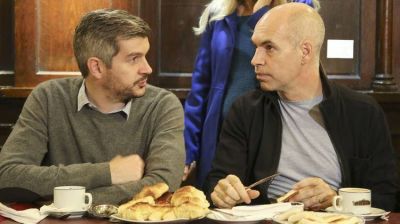 Marcos Pe�a almorz� con Rodr�guez Larreta en la sede de gobierno porte�o
