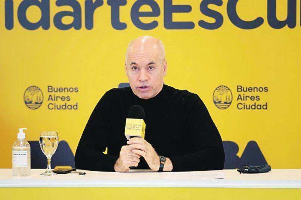 Larreta en cuarentena 'free' atento a transporte y tambin a camas (50% ocupado)