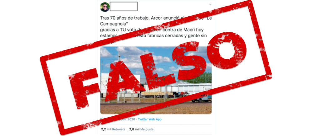 Es falso que La Campagnola cerr por la cuarentena: se trata de una noticia de 2019