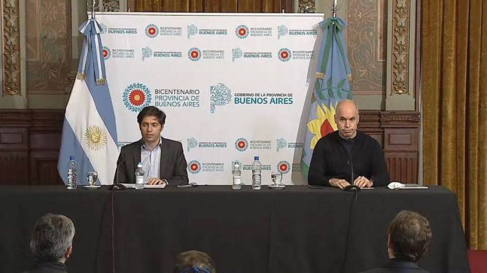 Larreta y Kicillof endurecern la cuarentena si se sostiene la suba de casos