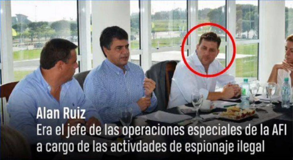 Exespa Alan Ruiz, el primer detenido en la causa de espionaje M