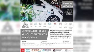 Misiones hacia un futuro tecnol�gico sustentable: veh�culos 100% el�ctricos