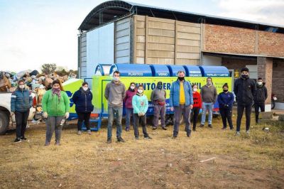 Avanza el tratamiento de residuos en Macach�n