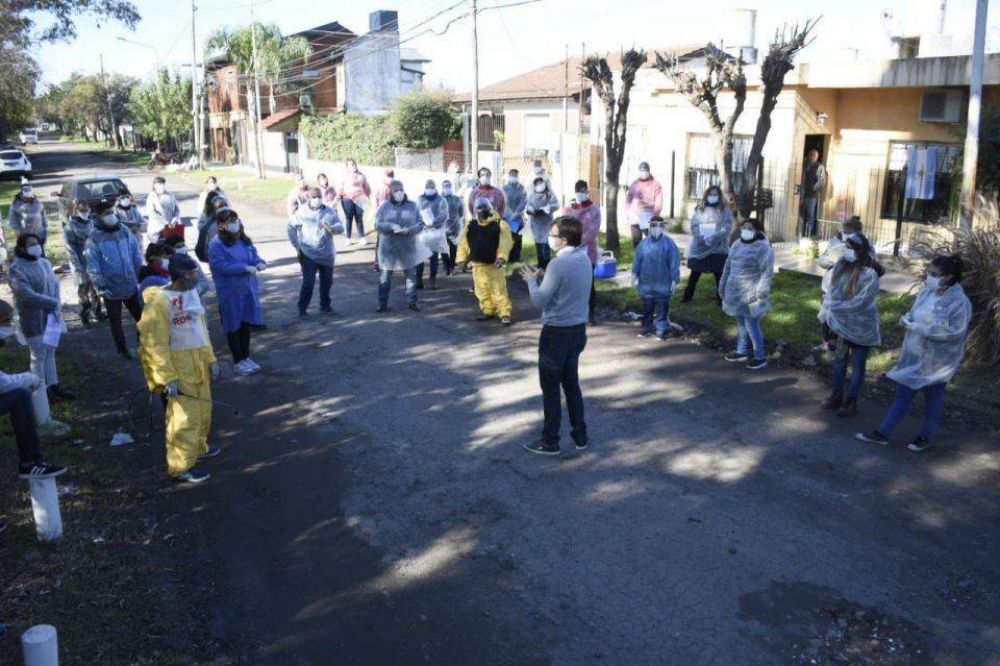 Se realizaron operativos de deteccin de Coronavirus en Barrio Santa Rosa de Castelar