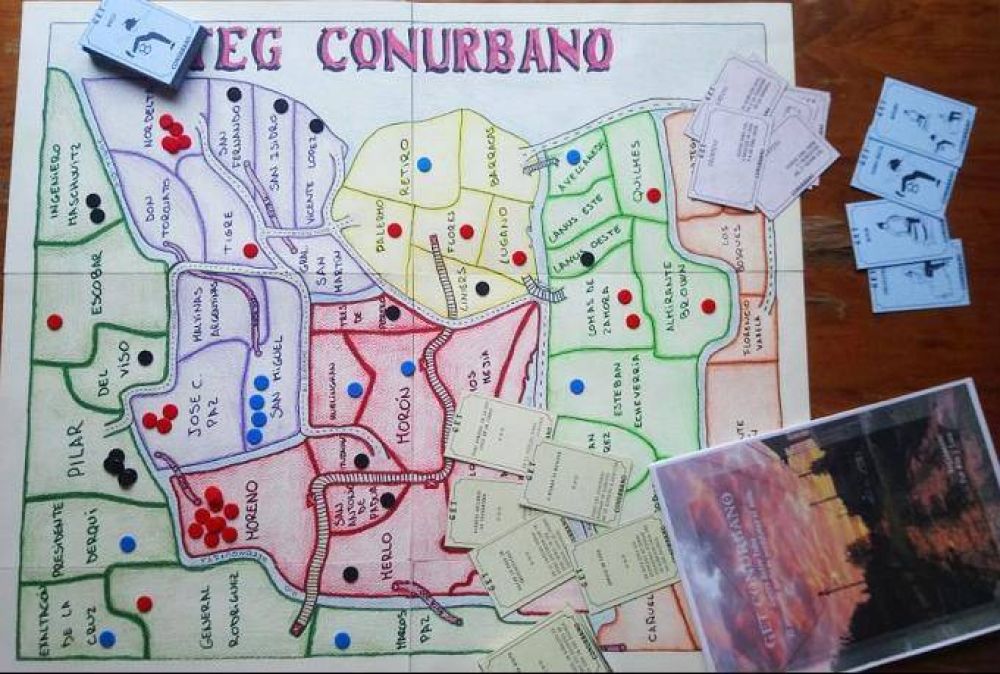 Guerra entre todes, el TEG del Conurbano: el juego que propone la conquista de municipios del AMBA