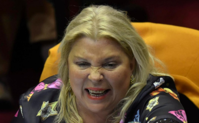 Reapareci� Carri� y apunt� contra Kicillof: 