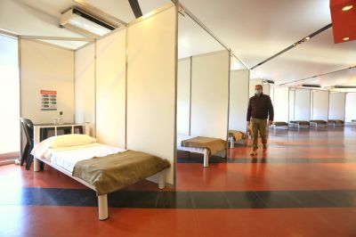 Fernando Gray inaugur� un nuevo Centro de Aislamiento para Pacientes Sospechosos