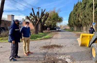 Realizan una limpieza integral en el barrio Don Francisco