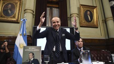 Volvieron a internar al expresidente Menem dos d�as despu�s de salir de un sanatorio