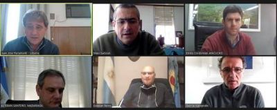 Katopodis en videoconferencia con intendentes de Cambiemos