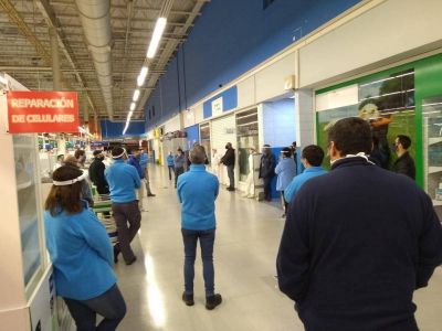 Esc�ndalo en Walmart de La Plata: hay 3 casos de Covid19 y los trabajadores acusan a la empresa
