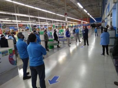 Confirmaron tres contagios m�s y ya son seis los trabajadores de Walmart con coronavirus