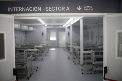 El Hospital Modular de Tres de Febrero ya cuenta con camas de internaci�n