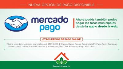 Nueva modalidad de pago de tasas en el Municipio de Esteban Echeverr�a