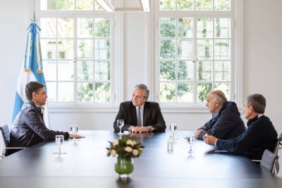 La muerte de Fabi�n Guti�rrez: el Presidente recibi� a Jorge Macri y N�stor Grindetti, l�deres de la pelea contra el sector de 