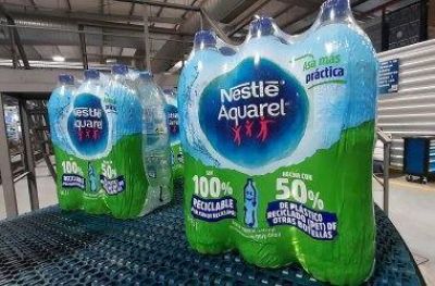 NESTL AQUAREL lanza sus nuevas botellas 100% reciclables y con 50% de plstico ya reciclado