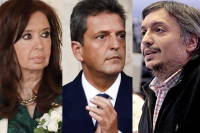 Cristina, Massa y M�ximo, un eje de poder que se proyecta sobre el futuro del Gobierno