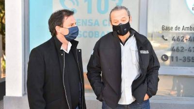 Sujarchuk y Berni supervisaron la posta policial de Ruta 26 donde funcionar� una base de las fuerzas GAD y GPM