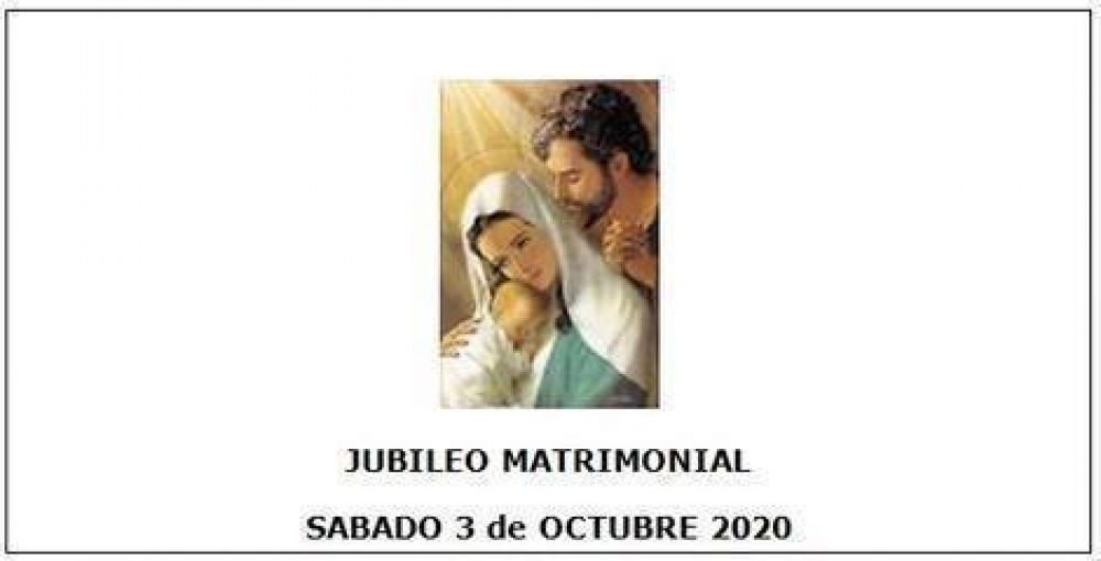 Este mes comienzan los encuentros de la Celebracin del Jubileo Matrimonial 2020