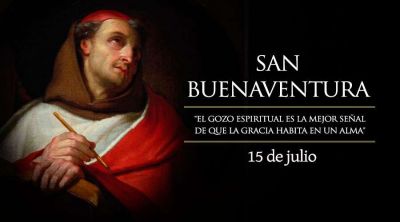 Hoy es fiesta de San Buenaventura, el �Doctor Ser�fico�