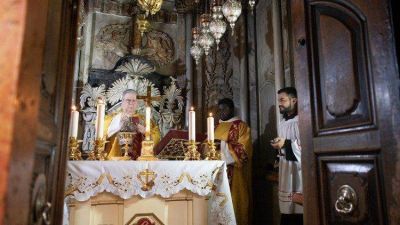 Tierra Santa. Solemnidad de la dedicaci�n de la Bas�lica del Santo Sepulcro