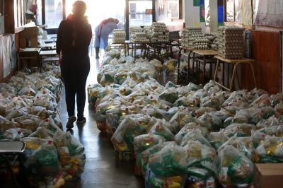 El Municipio de Brown ya reparti� 3 mil toneladas de alimentos en escuelas