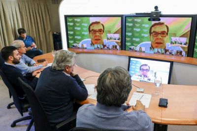 La l�nea que une a Fern�ndez y Kicillof con Larreta y Montenegro