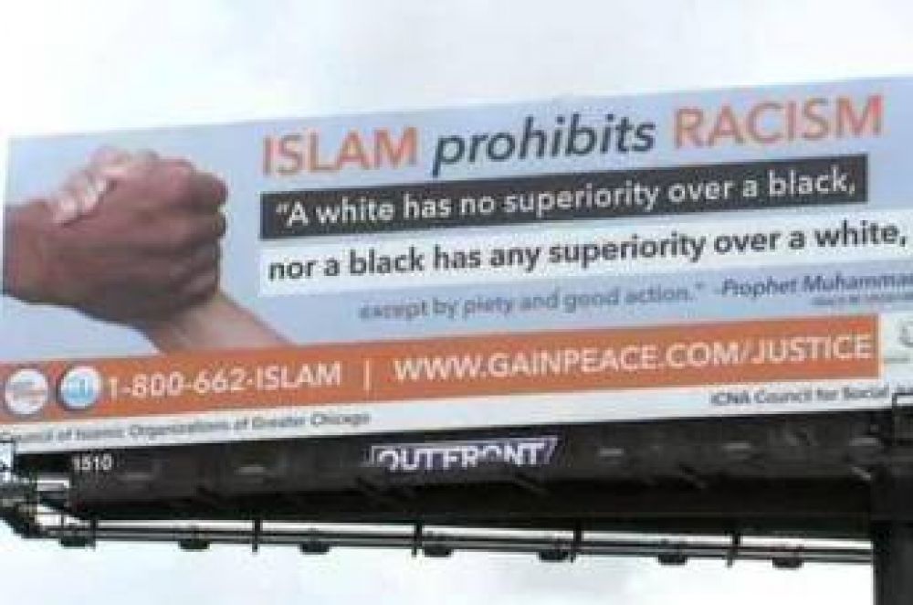 El Islam, prohbe el racismo, campaa en los Estados Unidos