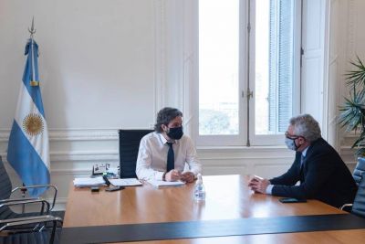 Julio Zamora se reuni� con Santiago Cafiero