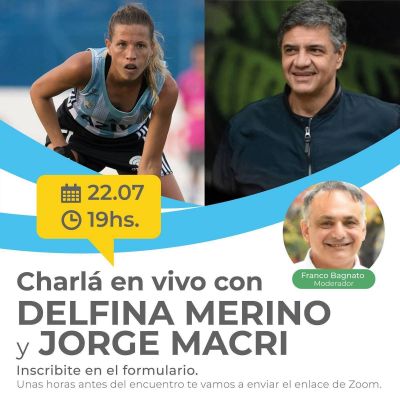 Encuentro abierto entre Jorge Macri y Delfina Merino