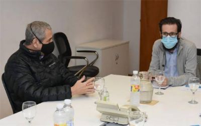 Simone se reuni� con el intendente de Avellaneda