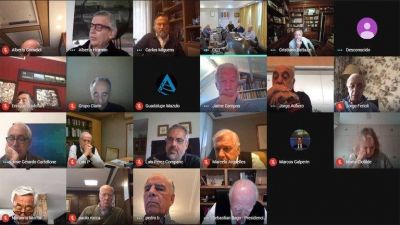 Los empresarios m�s importantes del pa�s dialogaron con sindicalistas en una in�dita reuni�n virtual