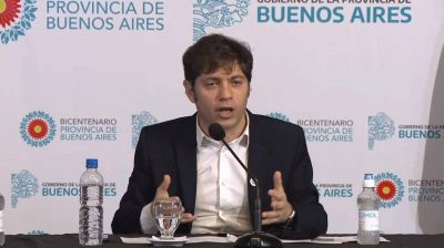 Axel Kicillof proyecta un mega plan para �reforzar� la Seguridad bonaerense