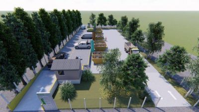 Contin�a la construcci�n del Dep�sito Voluntario de Residuos en Viedma