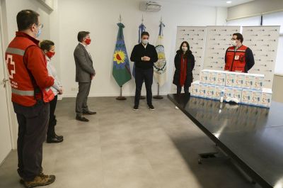 Vicente L�pez recibi� 100 term�metros