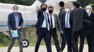 Cafiero apoy� a los intendentes en la pulseada con Edesur: 