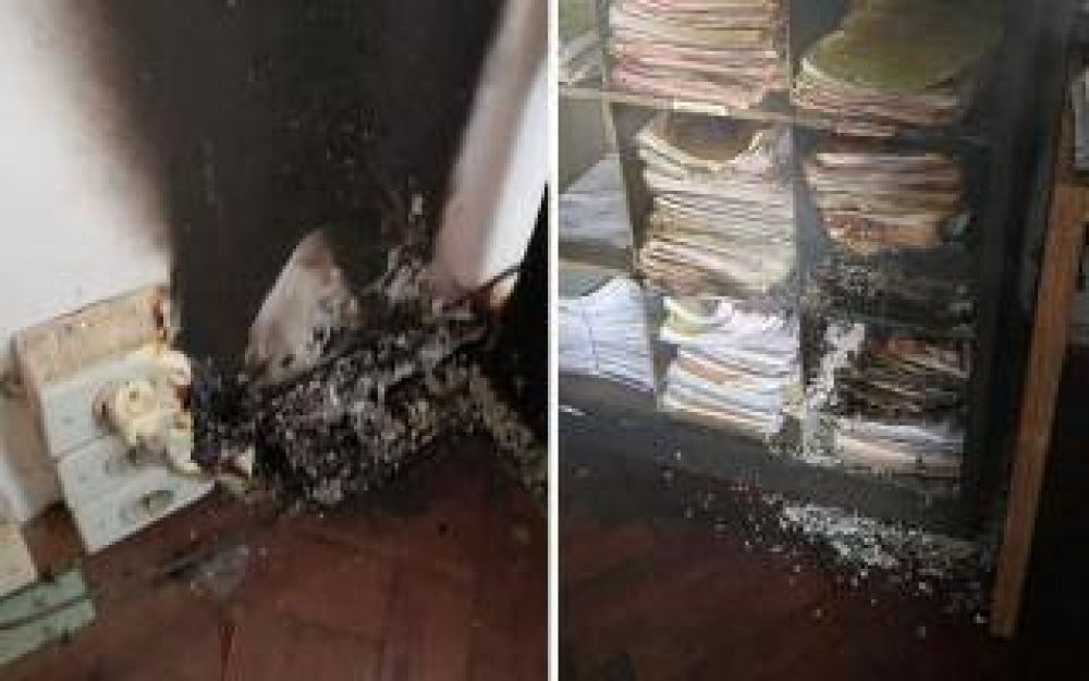 La Plata: Principio de incendio en sala de Casacin bonaerense destruy expedientes